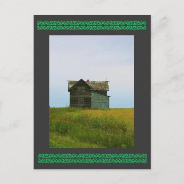 Old Homestead Saskatchewan Photograph Postcard (Front)