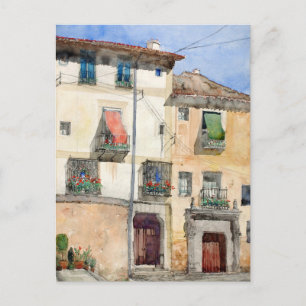 Old House at Segovia, Spain   Cass Gilbert Postcard