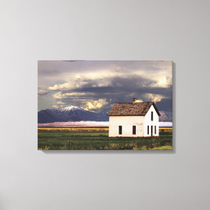 Old House at the Great Sand Dunes, Colorado 24x16 Canvas Print