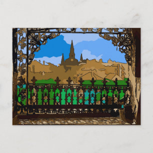 Old House Balcony  New Orleans Postcard