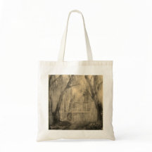 Old House in the Woods Tote