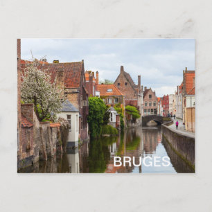 Old houses in Bruges, Belgium Postcard