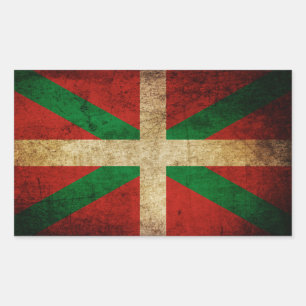 Old Ikurriña Rectangular Sticker