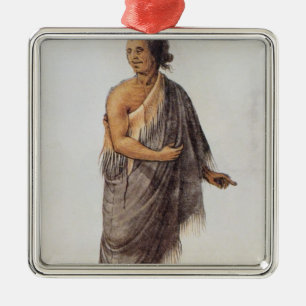 Old Indian Man Metal Tree Decoration