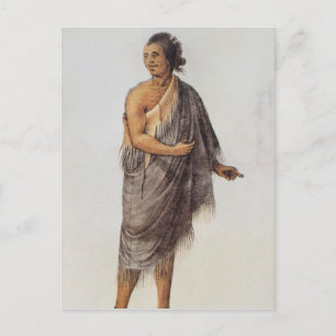 Old Indian Man Postcard