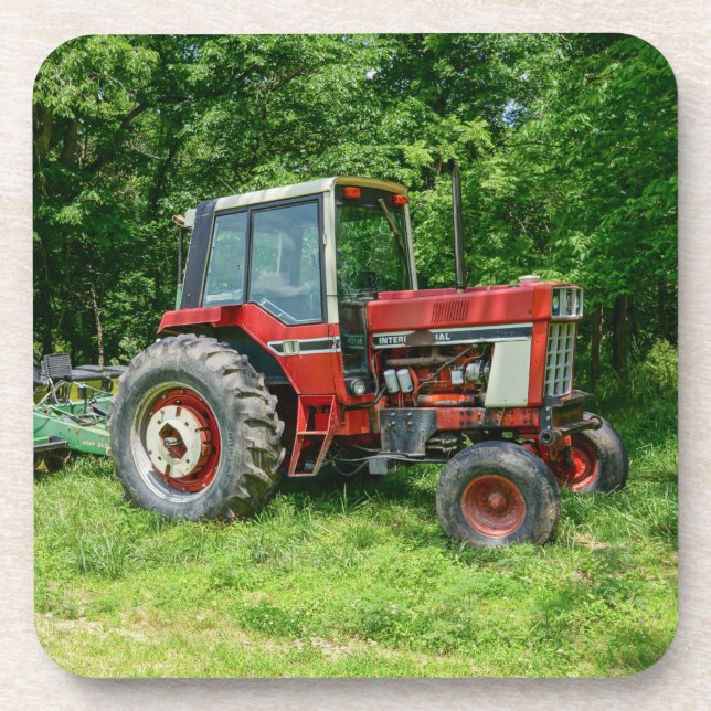 Old International Tractor Coaster (Front)