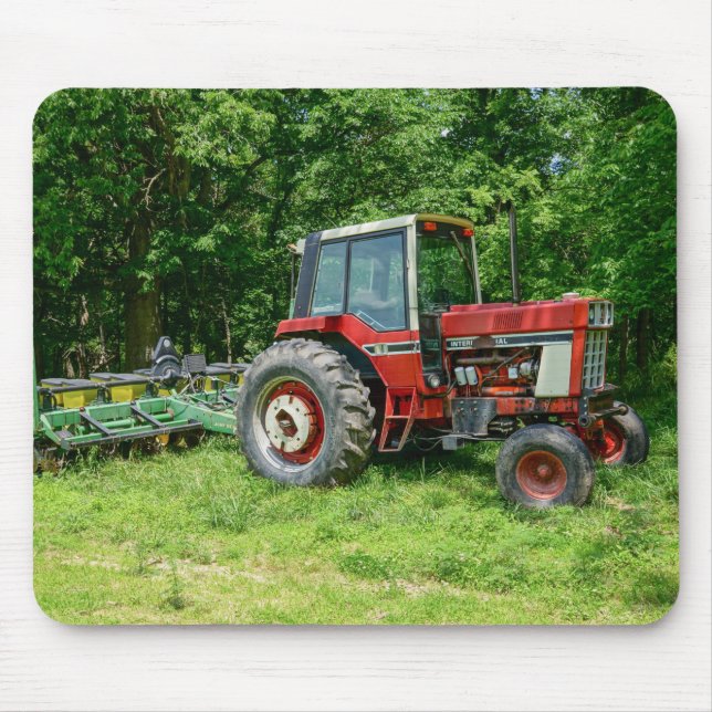 Old International Tractor Mouse Mat (Front)
