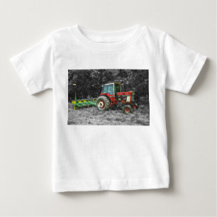 Old International Tractor Painterly Baby T-Shirt