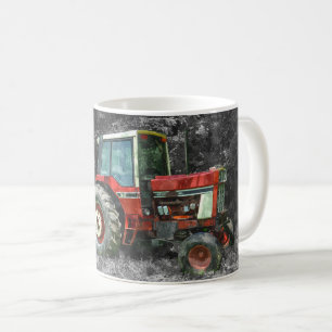 Old International Tractor Painterly Coffee Mug