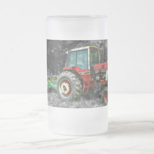 Old International Tractor Painterly Frosted Mug