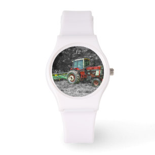 Old International Tractor Painterly Watch