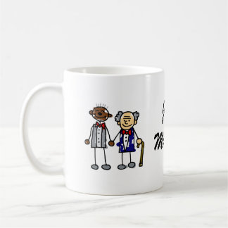Old Interracial Gay Couple Coffee Mug