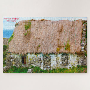 Old Irish Cottage Galway Ireland. Jigsaw Puzzle