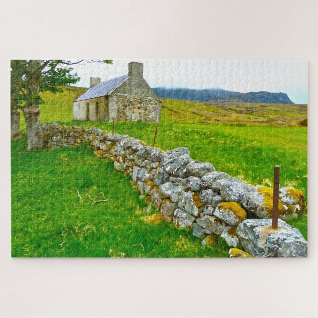 Old Irish Cottage Galway Ireland. Jigsaw Puzzle (Horizontal)