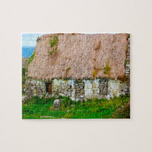 Old Irish Cottage Galway Ireland. Jigsaw Puzzle