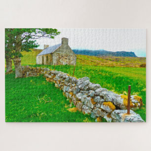 Old Irish Cottage Galway Ireland. Jigsaw Puzzle