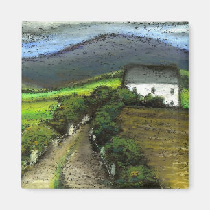 Old Irish farmhouse Magnet