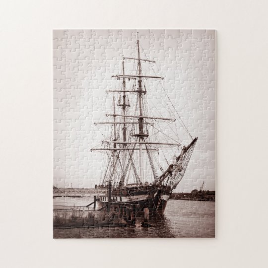 Old Irish Sailing Ship Jigsaw Puzzle Zazzle.co.uk