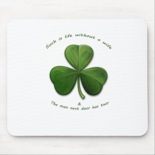 Old Irish Sayings Mouse Mat
