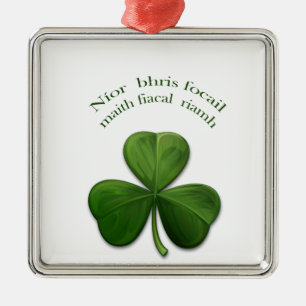 Old Irish sayings on Irish Design Products Metal Tree Decoration