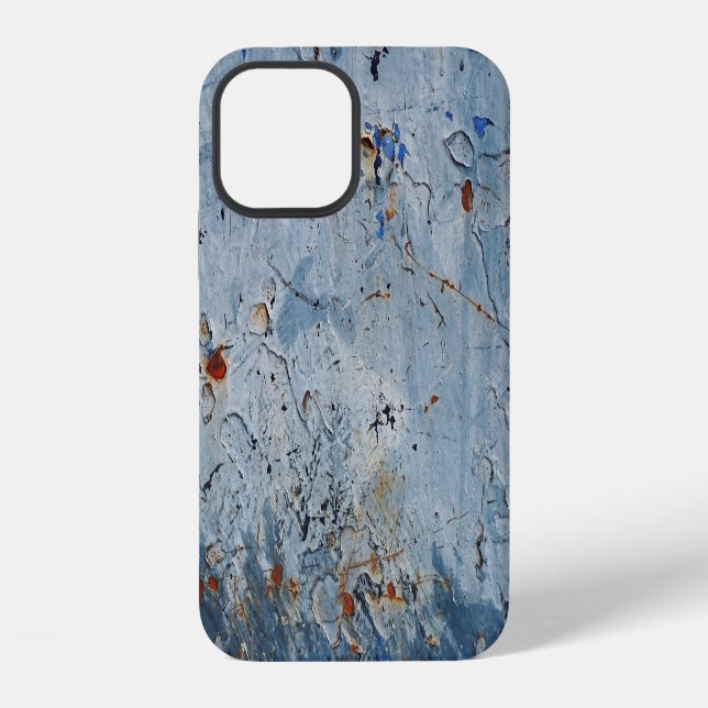 Old Iron Blue Stain Corrode iPhone Case (Back)