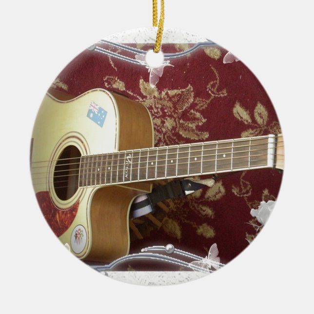 Old is gold Hakuna Matata. Ceramic Tree Decoration (Front)