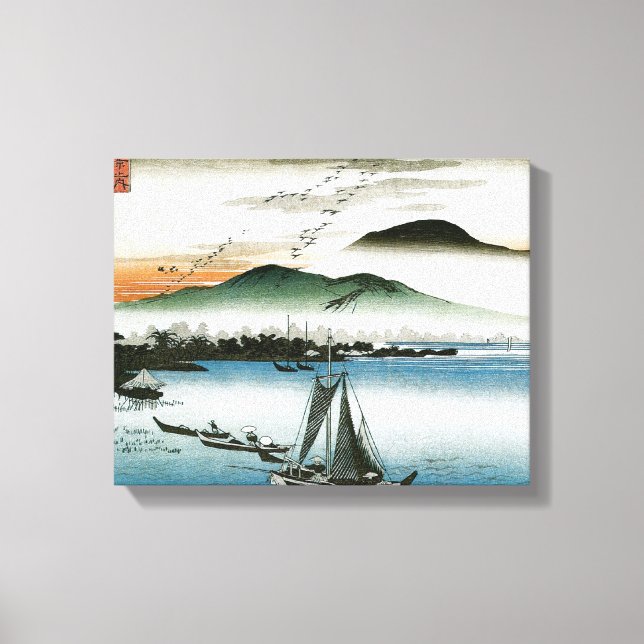 Old Japanese Boats Print (Front)