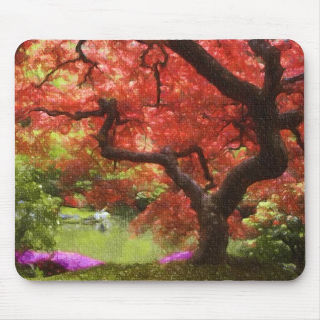 Old Japanese Maple Mouse Mat (Front)