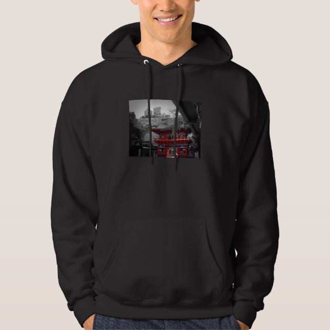 Old Japanese Temple Hoodie (Front)