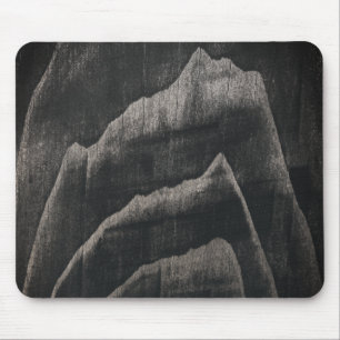 Old Japanese Wood Grain Pattern Mouse Mat