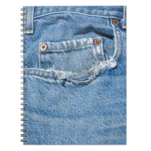 Old Jeans Notebook (80 Pages B&W)