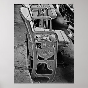 Old Jersey City: Roosevelt Stadium Poster