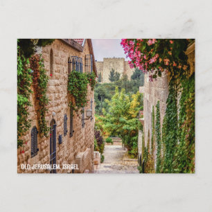 OLD JERUSALEM, ISRAEL POSTCARD