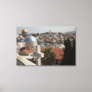 Old Jerusalem's Skyline Canvas Print