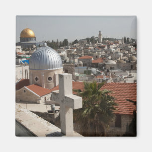 Old Jerusalem's Skyline Magnet