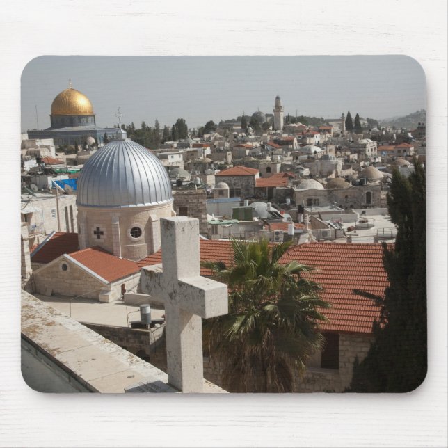 Old Jerusalem's Skyline Mouse Mat (Front)