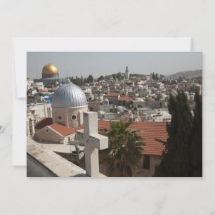 Old Jerusalem's Skyline Thank You Card