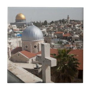 Old Jerusalem's Skyline Tile