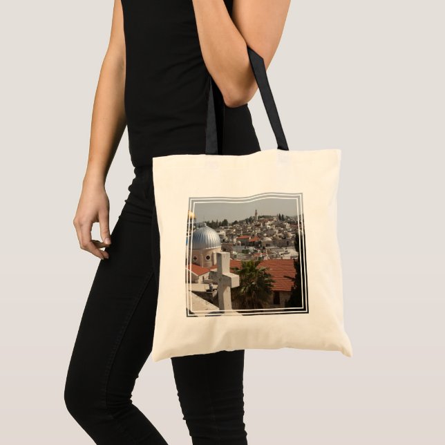 Old Jerusalem's Skyline Tote Bag (Front (Product))
