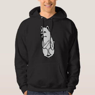 Old Jonathon Middle Finger Husky Hoodie