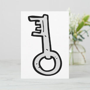 Old Key Invitation