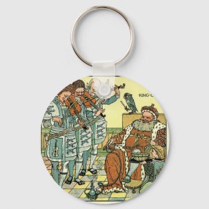 Old King Cole by Walter Crane 1845 ~ 1915 Key Ring