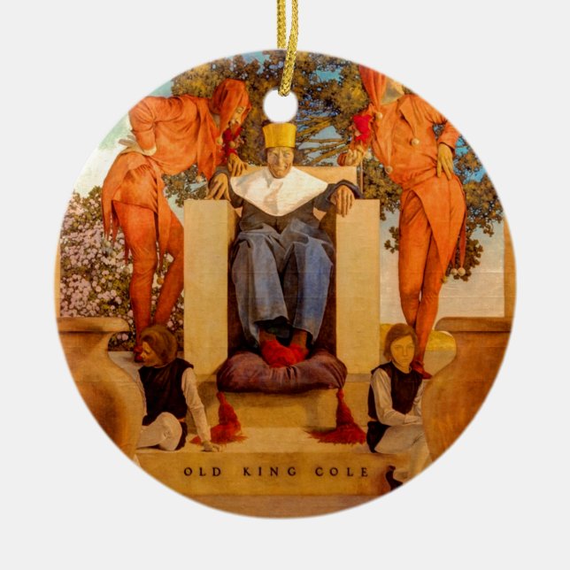 Old King Cole Ceramic Tree Decoration (Front)