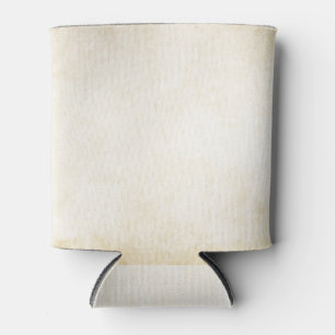 Old kraft paper: textured background can cooler