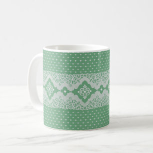 Old Lace on Arsenic (Green) Coffee Mug