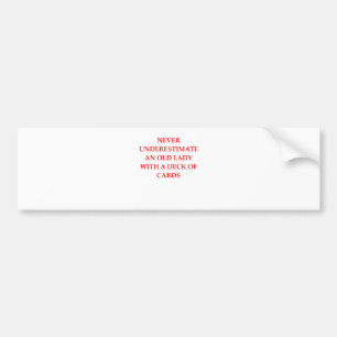 old lady bumper sticker