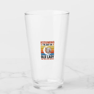Old Lady Wildcat Vintage Funny Shirt Design_1 Glass