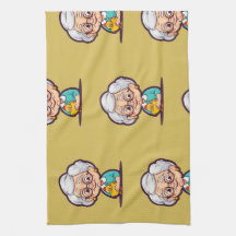 Old lady with Chicken