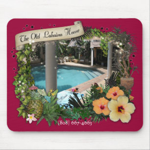 Old Lahaina House Mouse Mat
