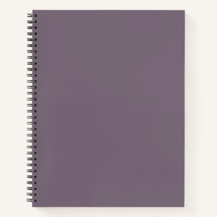 Old Lavender Solid Color Notebook